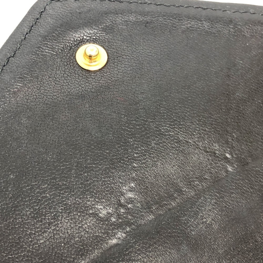 CHANEL Authentic Black Lambskin Leather Wallet - Picture 10 of 16